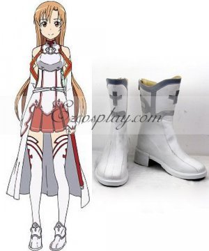 SAO Sodo Ato Onrain Knights of the Blood Lambent Light Yuuki Asuna Yuki Asuna Asuna Yuki Flat White  Cosplay