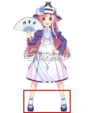 Uma Musume: Pretty Derby Game Yayoi Akikawa Blue Cosplay