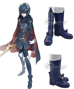 Awakening Marth Lucina Dark Blue  Cosplay