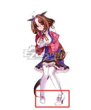 Uma Musume: Pretty Derby Game Meisho Doto White Cosplay Shoes