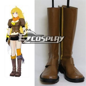 Yellow Yang Xiao Long Flat Brown  Cosplay