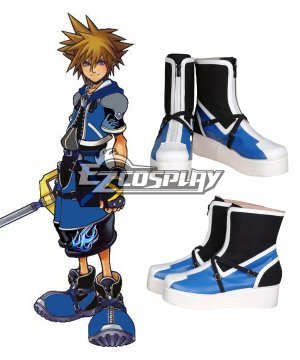 Sora Blue and Black Cosplay