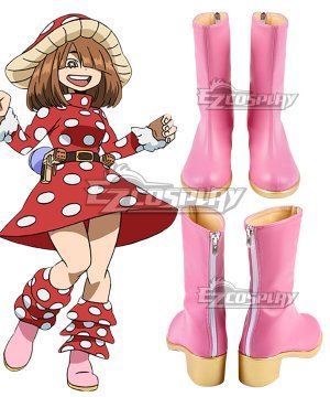 Boku No Hero Akademia Kinoko Komori Pink Cosplay