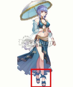 Fire Emblem Heroes Three Houses Deers Two-Piece Marianne Blue Cosplay Shoes