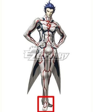 V Male Character Battle Suit White Cosplay