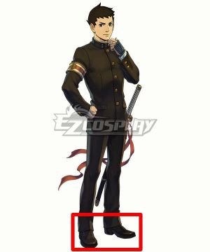 The Great Ace Attorney Chronicles The Ancestral Ace Attorney Ryunosuke Naruhodo Brown Cosplay