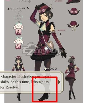 The Great Ace Attorney Chronicles The Faithful Judicial Assistant Susato Mikotoba DLC Black  Cosplay