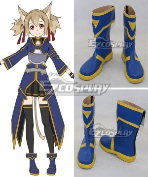 ALfheim Online SAO ALO Ayano Keiko Silica Blue  Cosplay