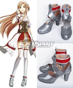 Hollow Realization SAO Yuuki Asuna Yuki Asuna Game Silver Cosplay