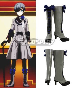 III Book of Circus Ciel Phantomhive Grey Cosplay