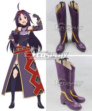 ALfheim Online SAO ALO Konno Yuuki Mothers Rosario Purple  Cosplay