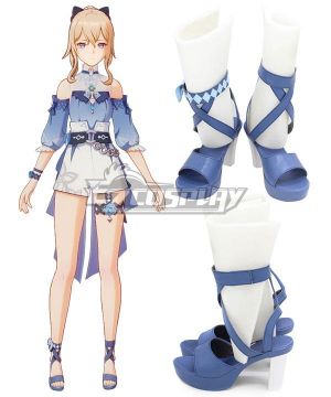 Genshin Impact Jean Sea Breeze Dandelion Summer Blue Cosplay Shoes