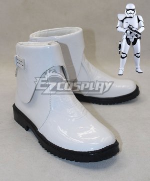 Star Wars The Force Awakens Stormtrooper White Cosplay Shoes