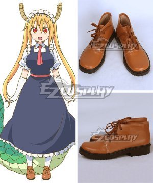 Miss Kobayashis Dragon Maid Tohru Brown Cosplay