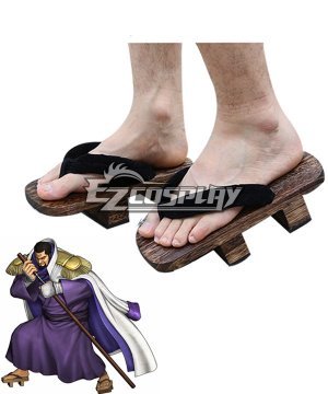 Fujitora Issho Clogs Brown Cosplay