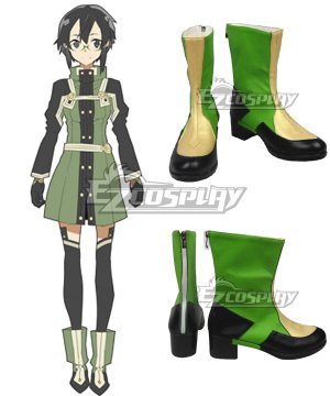 Ordinal Scale Asada Shino Sinon Movie Green  Cosplay