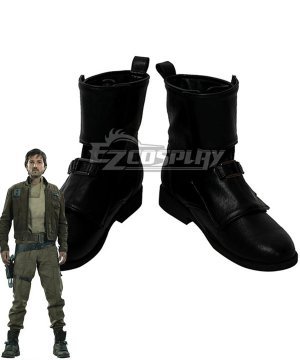 Rogue One: A Star Wars Story Captain Cassian Andor Black  Cosplay