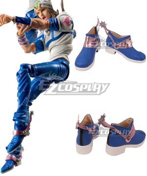 JoJos Bizarre Adventure Johnny Joestar Blue  Cosplay