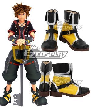 Sora Black Yellow Cosplay