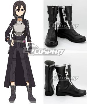 SAO Sodo Ato Onrain Gun Gale Online GGO Kirigaya Kazuto Kirito Black  Cosplay  - B Edition