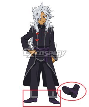 Rouga Aragami Black Purple  Cosplay