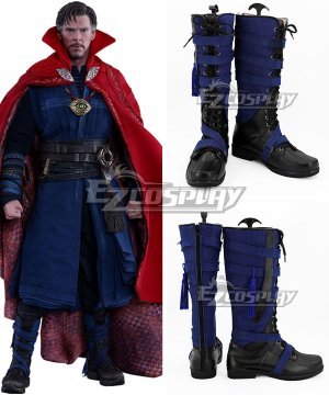 Marvel Doctor Strange Stephen Steve Vincent Strange Blue  Cosplay