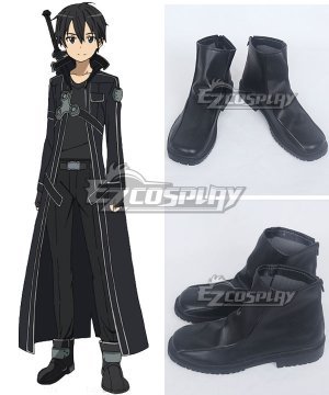 SAO Sodo Ato Onrain Kirigaya Kazuto Kirito Black  Cosplay