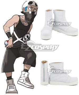 Sun and Moon Team Skull Grunts Male Female White Cosplay