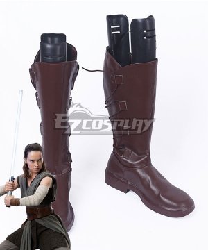 The Last Jedi Rey New Brown  Cosplay