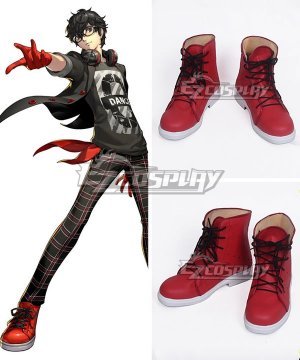  Dancing Star Night Protagonist Akira Kurusu Ren Amamiya Red Cosplay  Cosplay