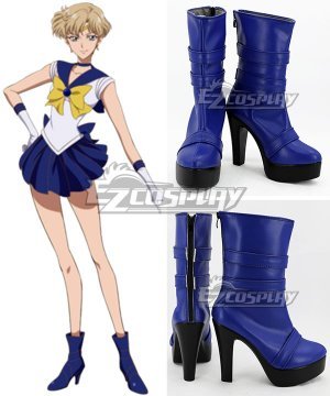 Sailor Uranus Haruka Tenou Blue  Cosplay