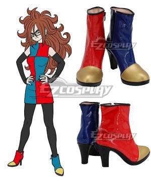 Fighter Z Android 21 Red Blue  Cosplay