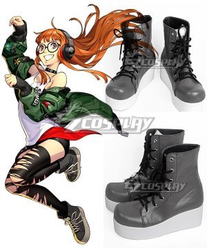  Dancing Star Night Futaba Sakura Grey  Cosplay