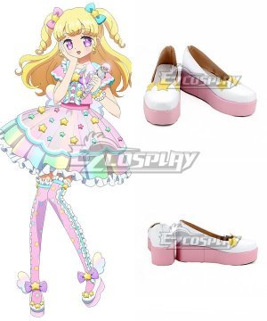 Idol time Pripara Yui Yumekawa White Pink Cosplay