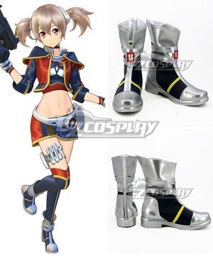  Fatal Bullet Ayano Keiko Silica Silver Black  Cosplay