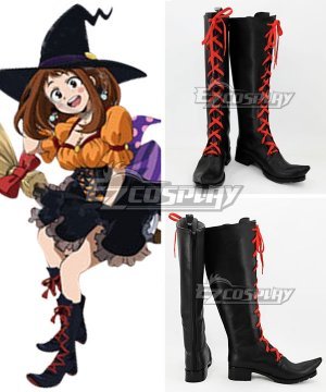 My Hero Academia Boku no Hero Akademia Ochako Uraraka Halloween Black  Cosplay