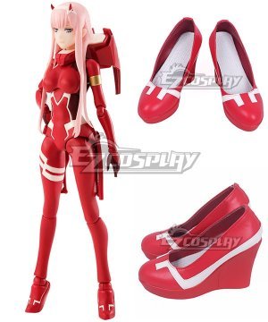 In The Franxx Zero Two Code 002 Red Cosplay