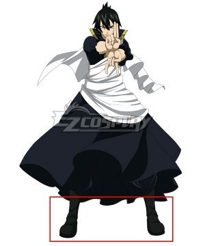 The Black Wizard Zeref Dragneel Black  Cosplay