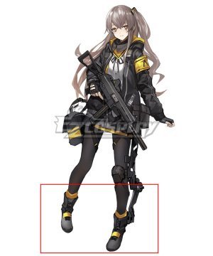 Girls Frontline UMP45 Black Yellow  Cosplay