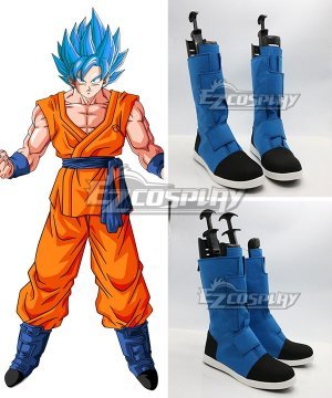 Z Super Son Goku Blue Black  Cosplay