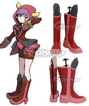 Pokmon Omega Ruby Pokemon Pocket Monster Courtney Red Shoes Cosplay Boots
