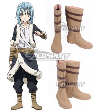 Tensei Shitara Suraimu Datta Ken Rimuru Yellow Brown  Cosplay