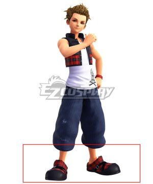 Kingdom Hearts II Kingdom Hearts 358/2 Days Hayner Black Red Cosplay Shoes