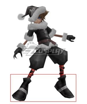 Christmas Sora CT Valor Santa Form Black Cosplay