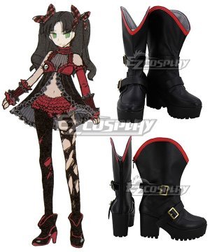 Fate/EXTRA Fate Stay Night Tohsaka Rin Black Red  Cosplay