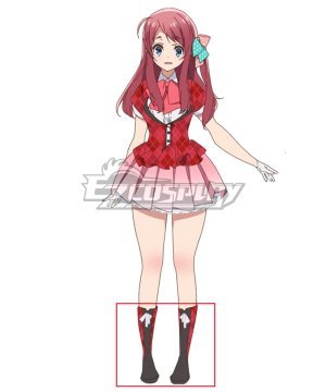 Konno Junko Minamoto Sakura Idol Black Red  Cosplay