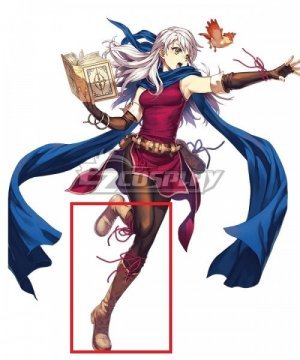 Fire Emblem: Radiant Dawn Micaiah Brown  Cosplay Boot