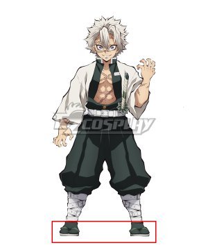 Demon Slayer: Kimetsu No Yaiba Sanemi Shinazugawa Green  Cosplay