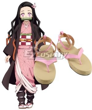 Demon Slayer: Kimetsu No Yaiba Nezuko Kamado Pink Cosplay