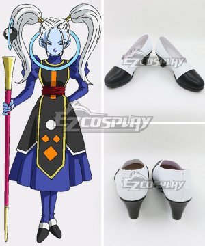 Dragon Ball Super Marcarita White Black Cosplay Shoes